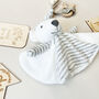 Personalised Plush Soft Toy Comforter For Newborn, thumbnail 3 of 8