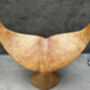 Hand Carved 19cm Diving Whale Tail Wooden Ornament Gift, thumbnail 3 of 12