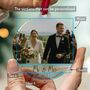First Christmas Married 2025 Photo Ornament Mr And Mrs, thumbnail 2 of 8