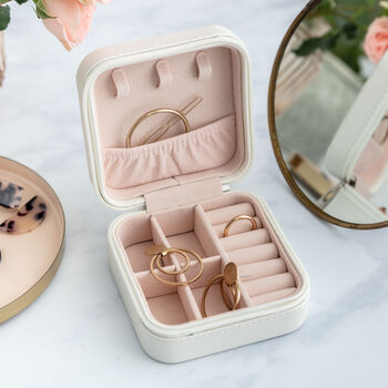 Floral Friendship Quote Travel Jewellery Box, 3 of 3