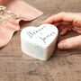 Personalised Engagement Gift Ring Box, thumbnail 4 of 6