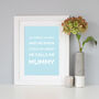 'Mummy' Gift Quote Print, thumbnail 6 of 10