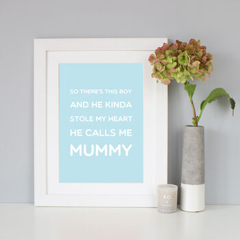 'Mummy' Gift Quote Print, 6 of 10