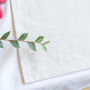 Christmas Holly Personalised Family Table Runner, thumbnail 4 of 6