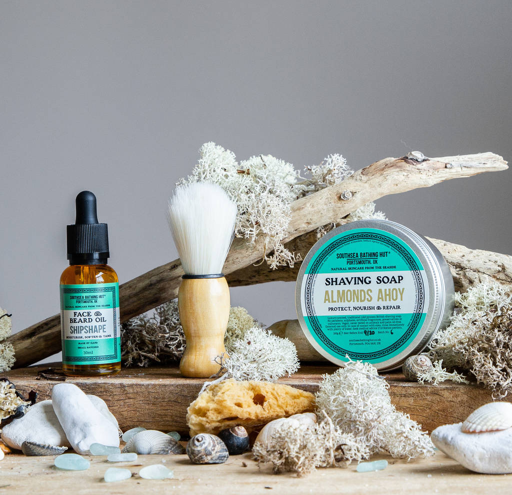 Face And Beard Care Kit Sensitive Skin By Southsea Bathing Hut