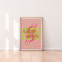 Aquarius Zodiac Typography Print, thumbnail 5 of 6