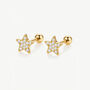 Gold Or Silver Star Earrings, Women's Jewellery, thumbnail 3 of 4