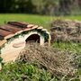 Prickles The Hedgehog Wooden House With Nesting Straw, thumbnail 1 of 6