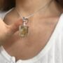 Personalised Rectangle Fillable Locket For Crystals, thumbnail 1 of 11
