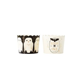 Halloween Gold Foil Owl Food Cups X 50, 3 of 3