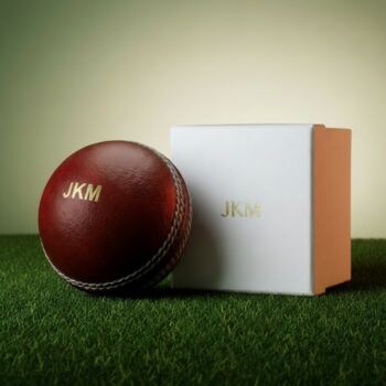 Personalised Cricket Ball Bottle Opener Cricket Gift, 2 of 8