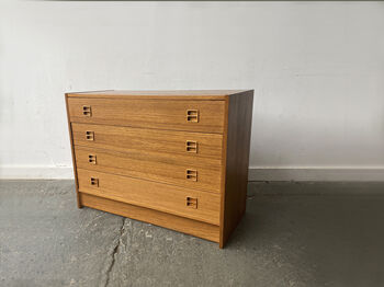 Danish Mid Century Chest Of Drawers By Sejling Skabe, 9 of 12