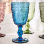 Set Of Four Fontaine Wine Goblets, thumbnail 3 of 5