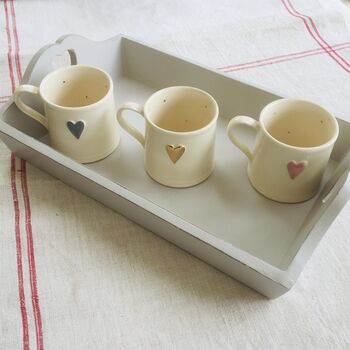 Vintage Hand Painted Wooden Tray, 5 of 5