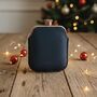 Copper Hip Flask With Vintage Leather Sleeve Christmas Gift For Him, thumbnail 1 of 12