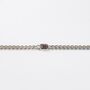Mens Silver Ruby Red Gemstone Chain Necklace, thumbnail 3 of 11