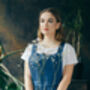 Denim Dress Apron | Studio Pinafore Smock, thumbnail 5 of 11