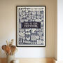 How To Cook Everything A2 Kitchen Print, thumbnail 1 of 8