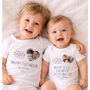 Personalised Daddy Birthday Baby Outfit, thumbnail 1 of 8