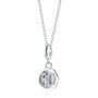 Sterling Silver Number 50 Charm Necklace, thumbnail 2 of 6