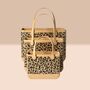 Trendy Leopard Print Crocstyle Tote Bag, Three Sizes, Four Styles, thumbnail 1 of 11