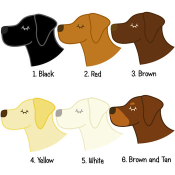 Labrador Personalised Dog ID Name Tag, 3 of 12