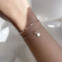 Curb Chain Star Bracelet With Love, Kisses And Christmas Wishes, thumbnail 2 of 4