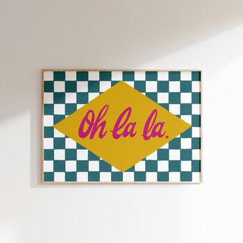 Oh La La Print, Landscape Wall Art, 10 of 10