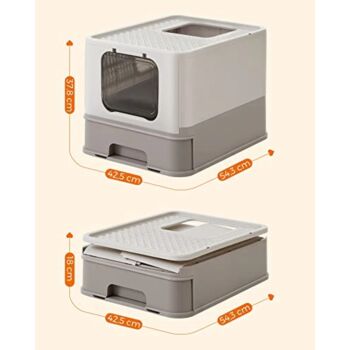 Hidden Cat Litter Box For Large Cats Anti Leaking, 11 of 12