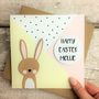 Personalised Easter Bunny Rabbit Card, thumbnail 2 of 4