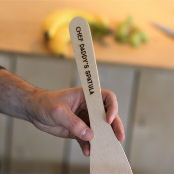 Personalised Wooden Spatula, 2 of 5