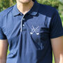 Personalised Mens Golf Club Polo Top Gift For Him, thumbnail 6 of 8