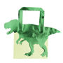 Green Foiled Dinosaur Party Bags, thumbnail 2 of 3