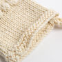 Bobble Shower Mitt Knitting Kit, thumbnail 5 of 7