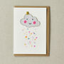Cloud 'Iron On Patch' Greeting Card, thumbnail 1 of 2