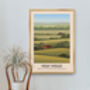 High Weald Aonb Travel Poster Art Print, thumbnail 5 of 8