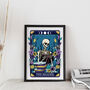 Tarot Style Typographical Print The Reader, thumbnail 1 of 7