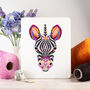 Mandala Zebra Cross Stitch Kit, thumbnail 1 of 10