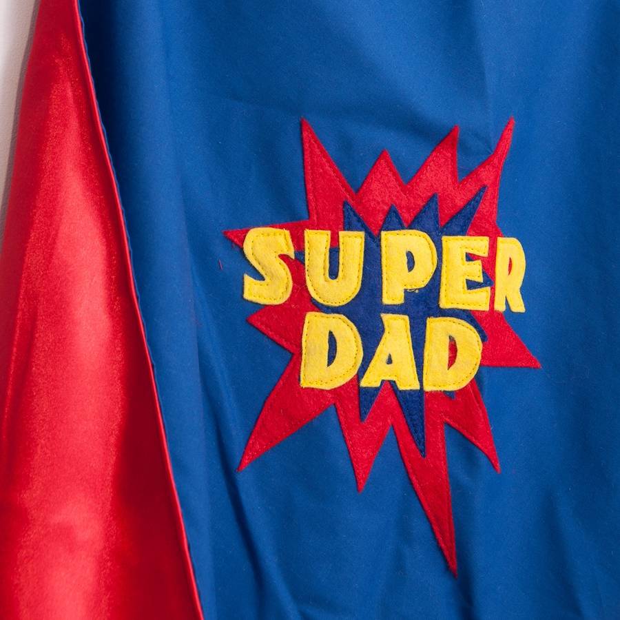 Super Dad Adult Cape By Alice Cook Designs | notonthehighstreet.com