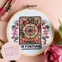 'The Wheel Of Fortune' Tarot Cross Stitch Kit, thumbnail 1 of 4