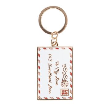 Love Letter Enamel Keyring, 2 of 2