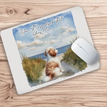 Personalised Cavachon Dog Beach Walk Collection, 5 of 8