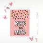 Pink Loveheart Wedding Card, thumbnail 3 of 4