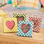Check Resin Heart Shaped Photo Frame, thumbnail 1 of 3