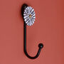 G Decor Handpainted White Pearl Bloom Coat Hook, thumbnail 2 of 4