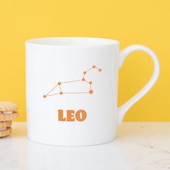 Leo Constellation China Mug, 8 of 10