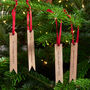 Personalised Christmas Messages Tag Decoration, thumbnail 2 of 4