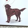 Flatcoated Retriever Mother's Day Card, thumbnail 2 of 5