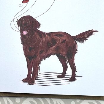 Flatcoated Retriever Mother's Day Card, 2 of 5