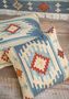 Bimala Hand Loom Aztec Kilim Cushion, thumbnail 1 of 2